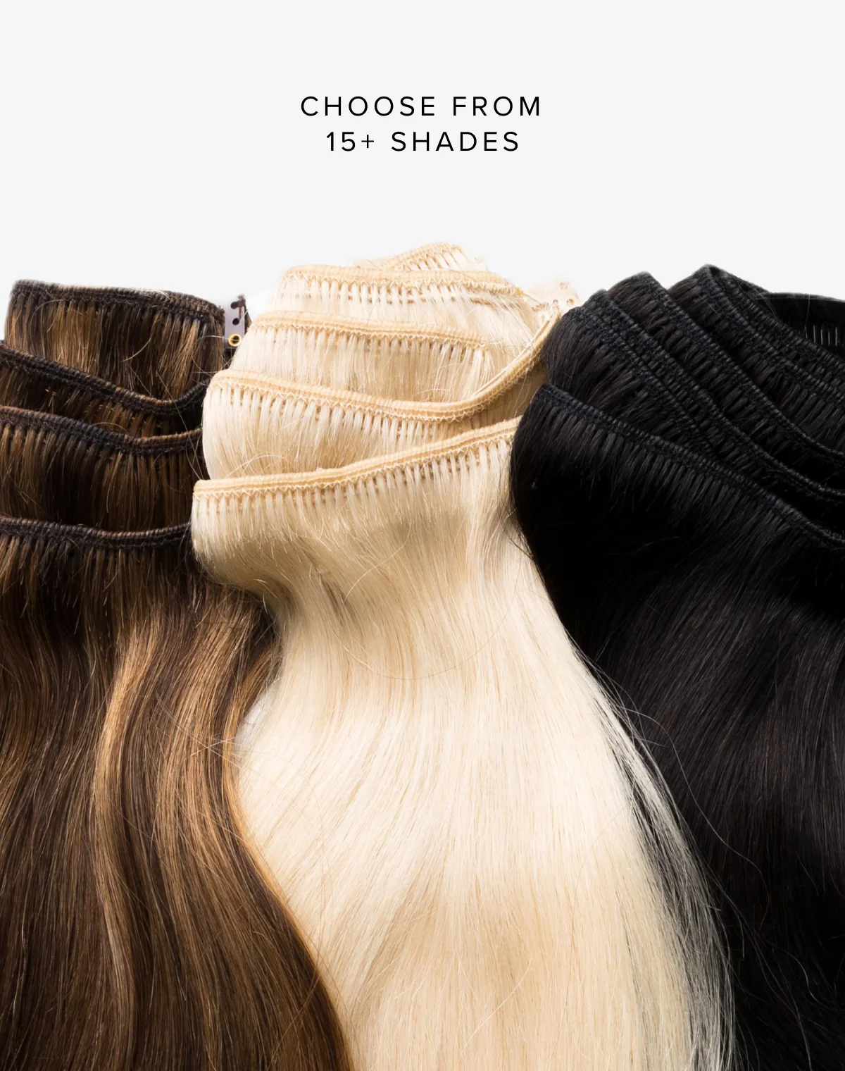 14" Regular Clip-In Straight | #5N/7G Warm Brown Blend - Image 4