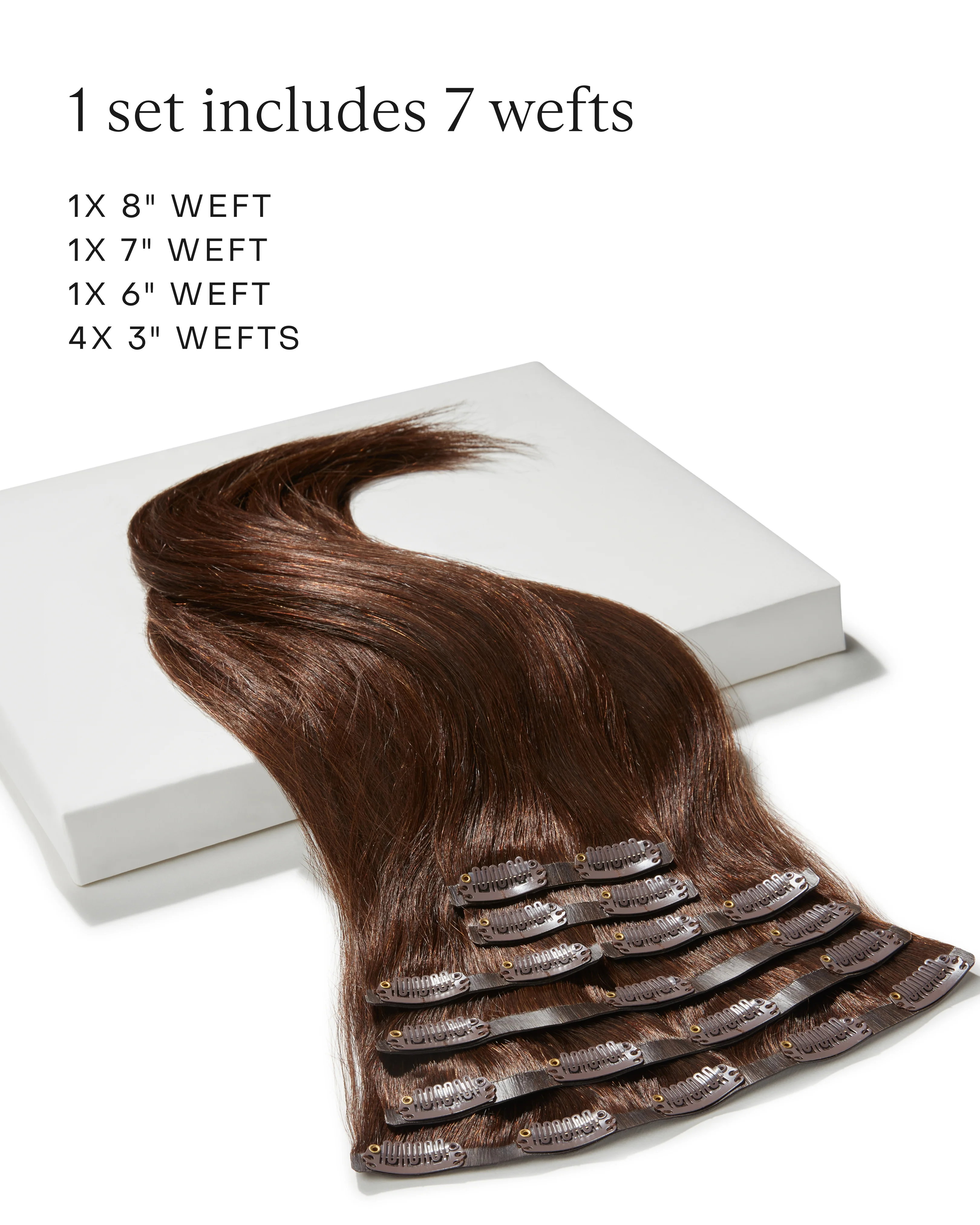 Clip-In, Straight #7N Medium Blonde - Image 7