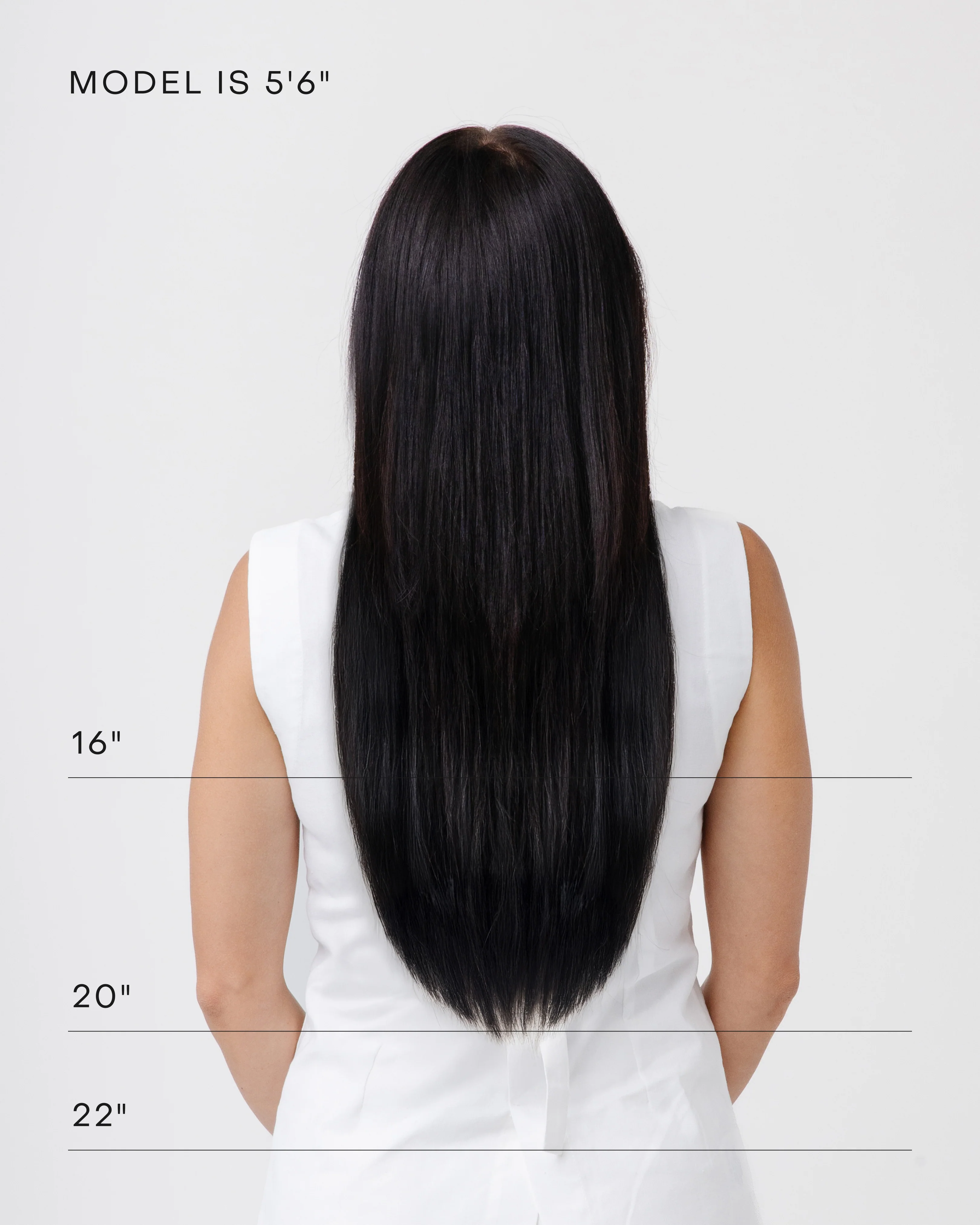Clip-In, Straight #6N Dark Blonde - Image 5
