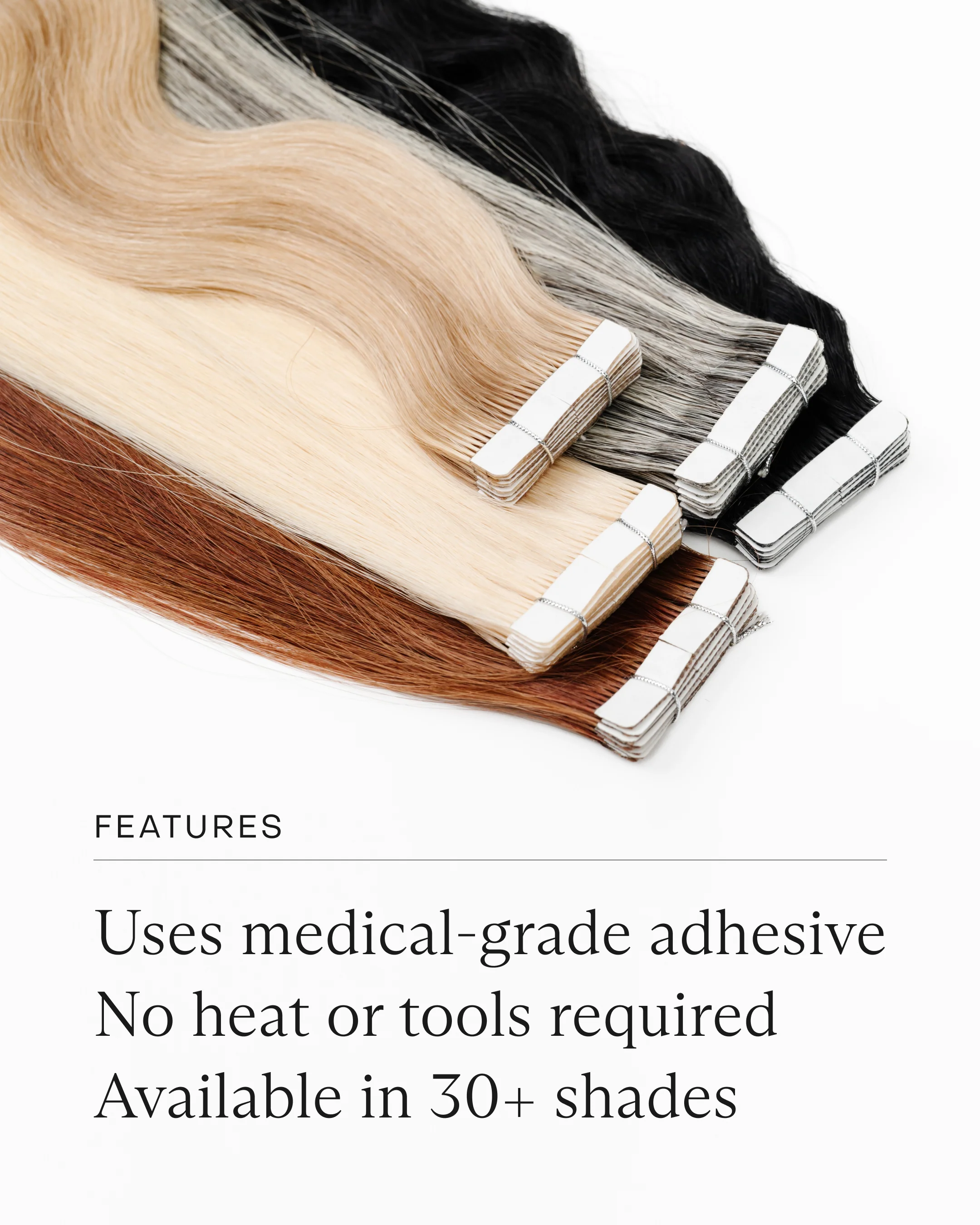 Signature Tape-In, Curly | #10N Lightest Blonde - Image 2