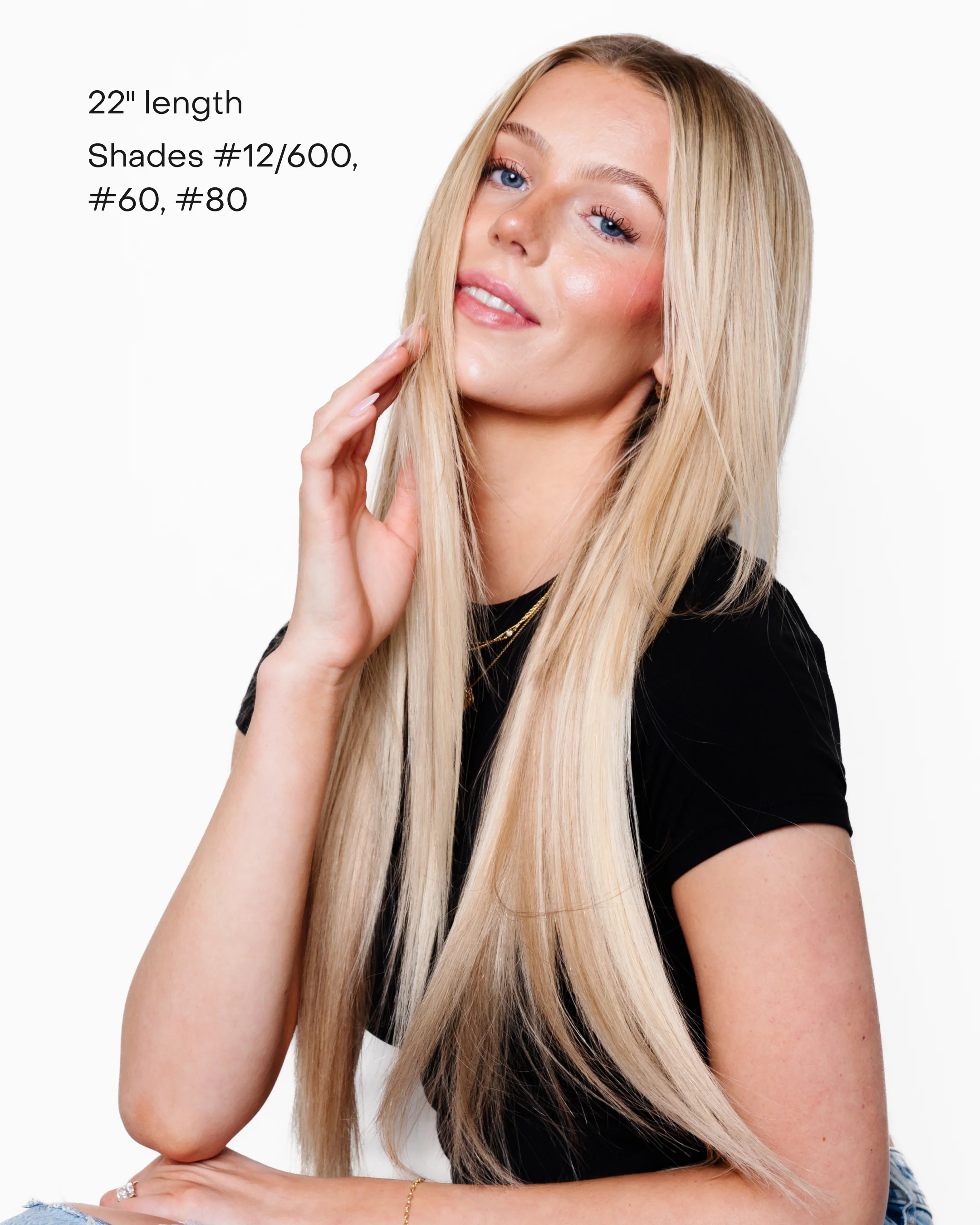 Signature Tape-In, Straight | #7N/11N Light Blonde Balayage - Image 6