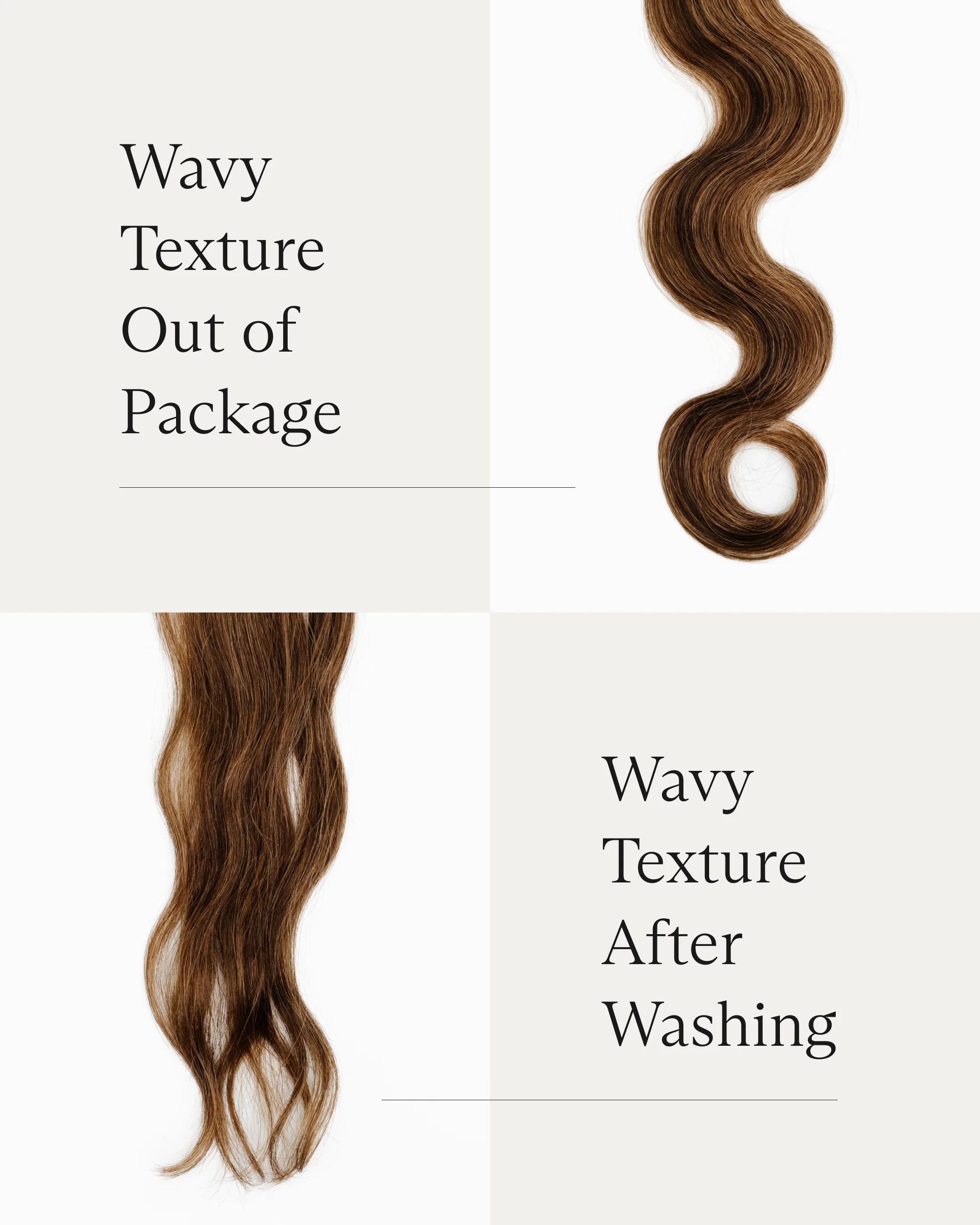 Signature Tape-In, Wavy | #5N Light Brown - Image 5